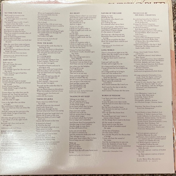 Another Page-Christopher Cross (Record Album) Vinyl Record 1983 original - Picture 3 of 7
